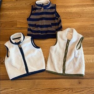 J crew, carters toddler vests